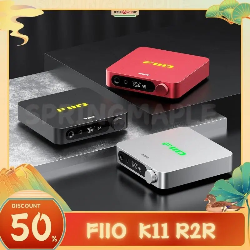 Fiio K11 R2R Desktop Portable Hifi Dsd Decoding Headphone Amplifier Lossless Eaephone Power Amplifier Accessory Gifts Custom