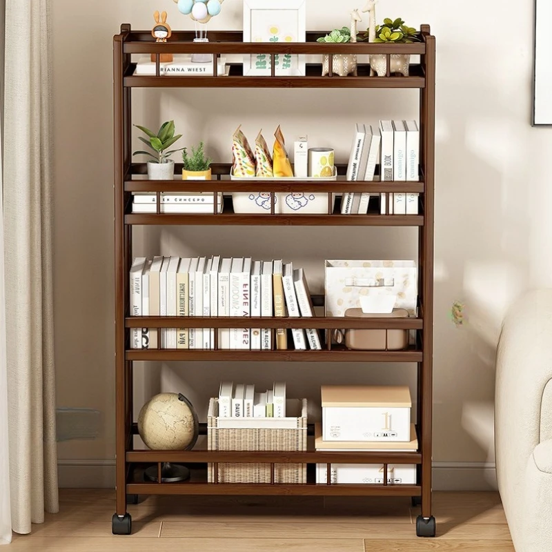 المنزل مكتب تخزين خزانة نقل متعددة الوظائف رفوف بسيطة تخزين خزانة شرفة الخيزران الأثاث Casiers Et Casiers MHSNJ