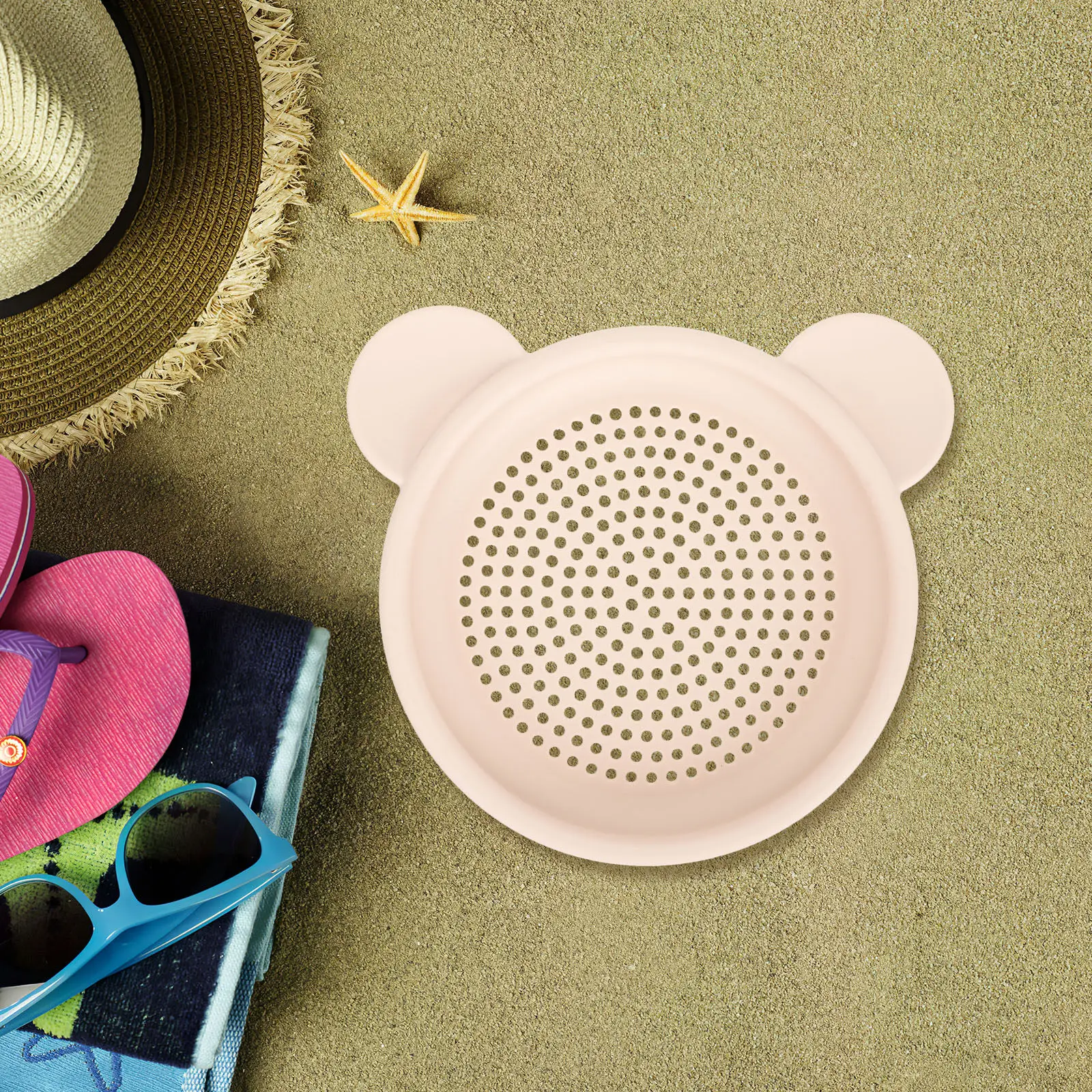 

Portable Silicone Sand Sifter for Beach Children Handheld Filter Summer Outdoor Plaything Sand Sifter Beach Kids Plaything