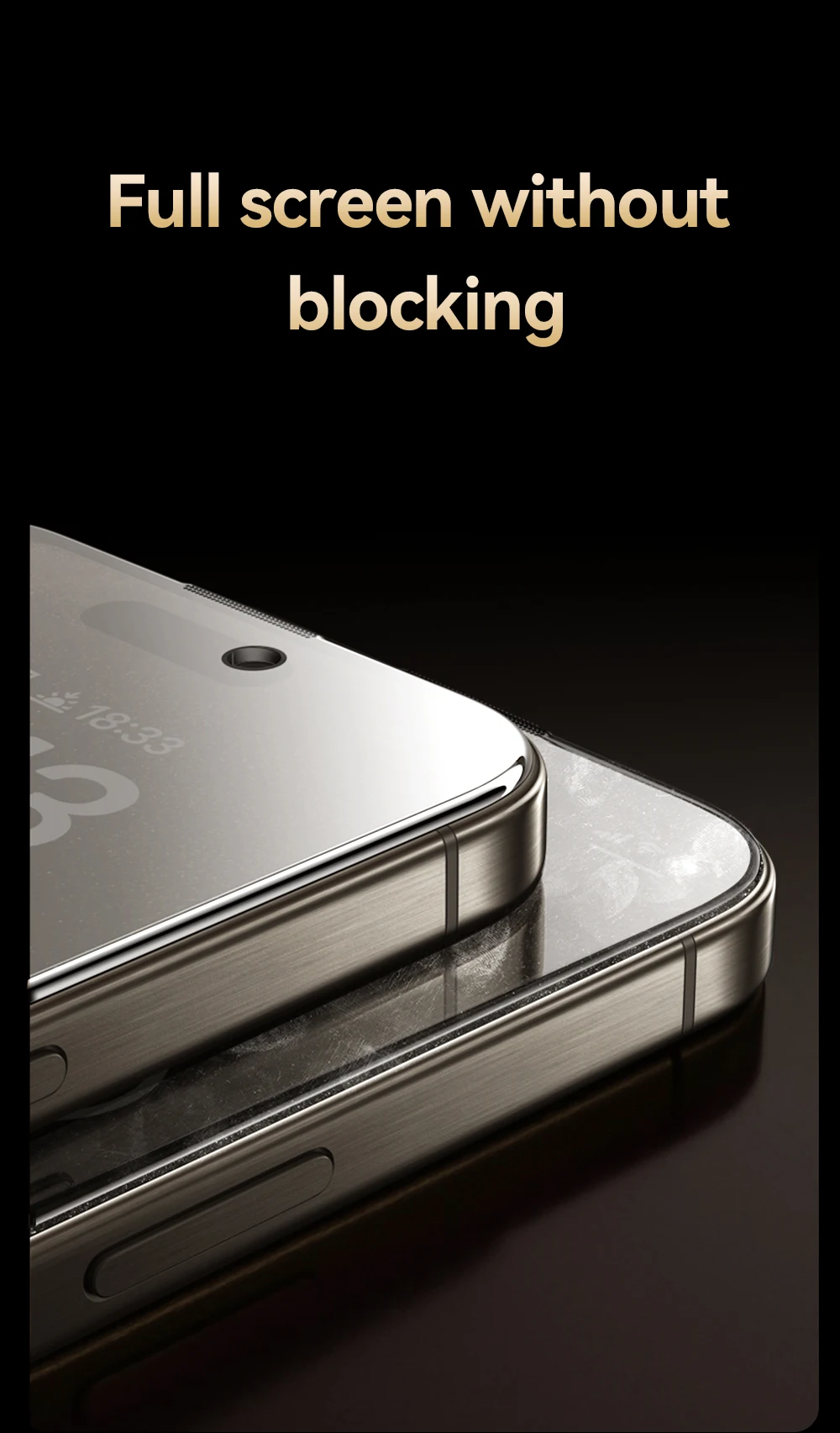 Joyroom 1/2 Stück Anti-Spionage-Glas für iPhone 18 Pro Max, Glas für iPhone 18 17 16Pro Max, Sichtschutzfolie, Anti-Spionage-Glas – Detail 10