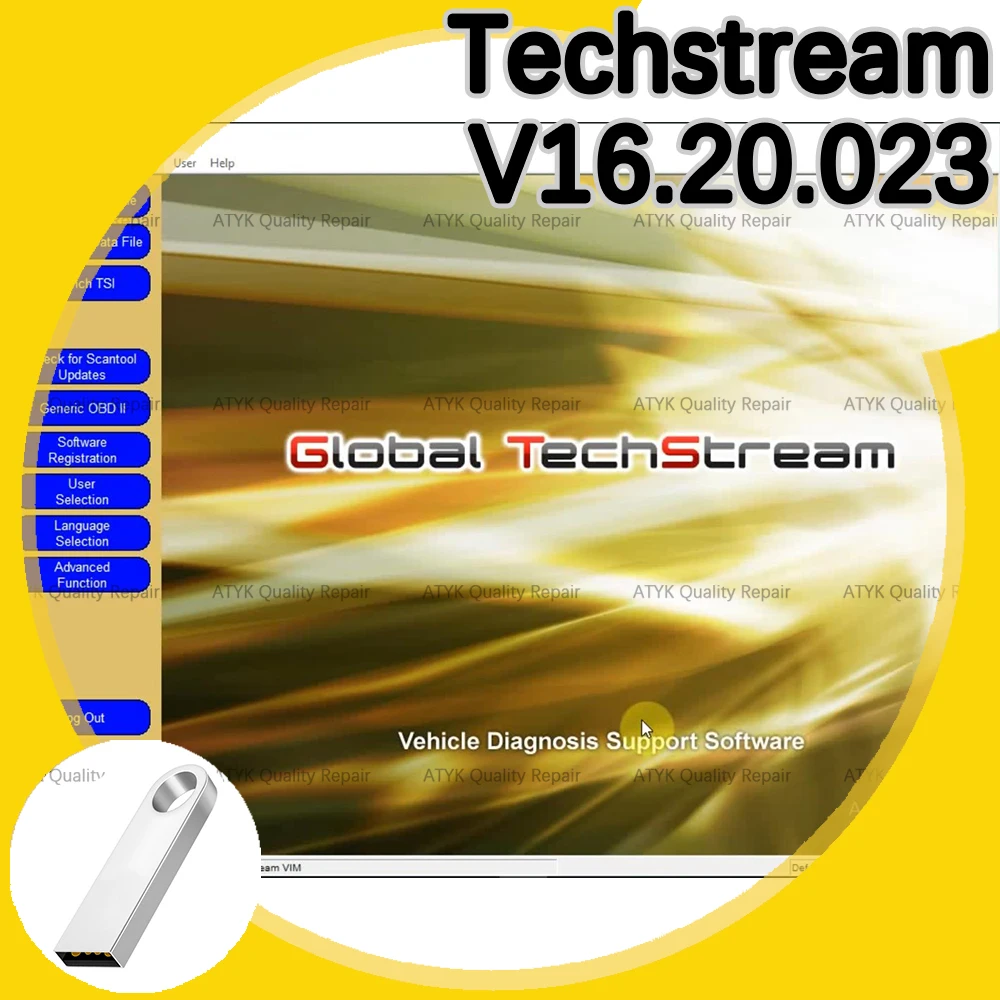 

V16.20.023 Techstream for OTC Scanner for MINI VCI Automobile Maintenance Repair equipment scanner automotriz Code reader tuning