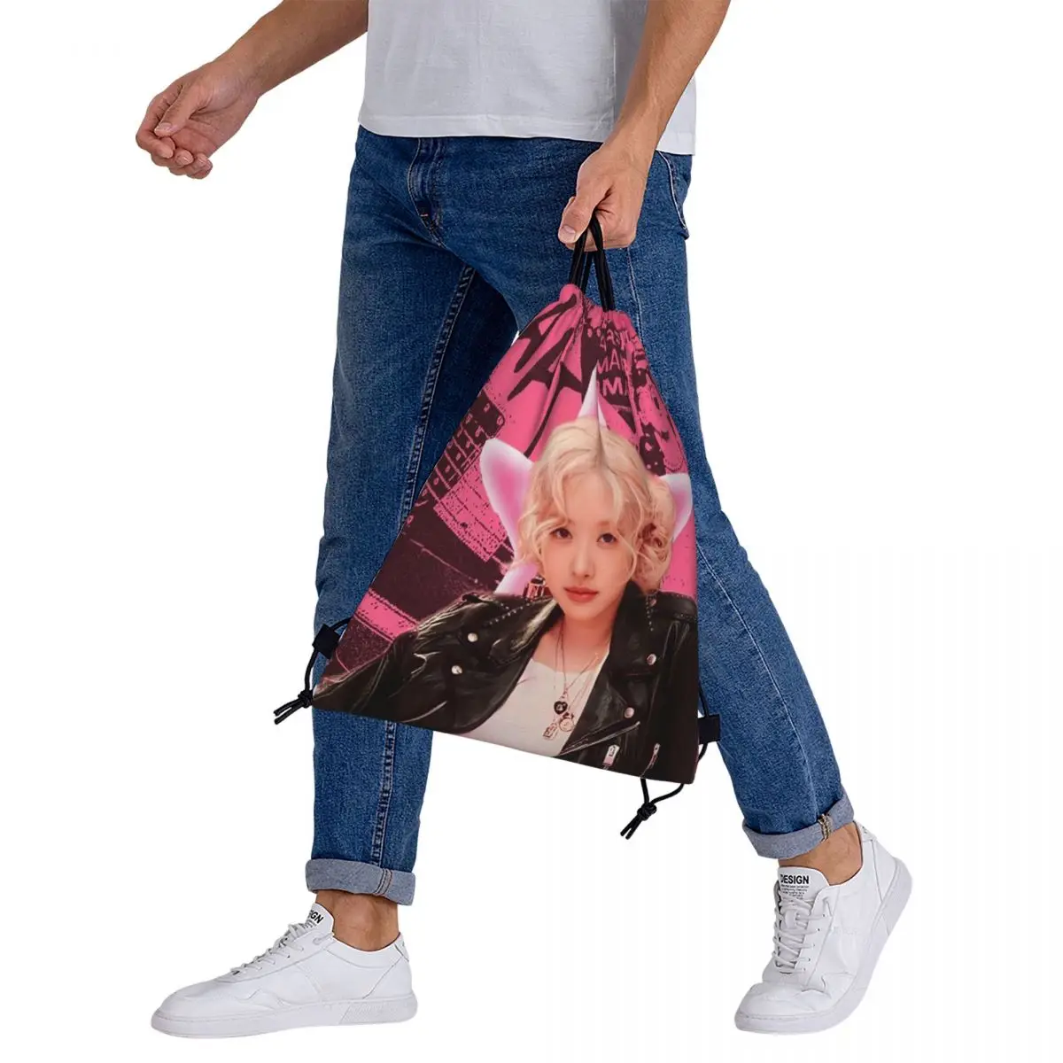 حقائب ظهر APT ROSE Bruno Mars حقائب ظهر عصرية محمولة برباط حقيبة رياضية حقائب كتب للسفر والمدرسة