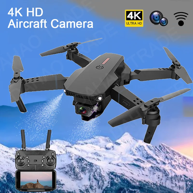 جديد E88 Pro WIFI FPV الطائرة بدون طيار زاوية واسعة HD 4K 1080P كاميرا مزدوجة الارتفاع عقد RC طوي كوادكوبتر درون هليكوبتر اللعب هدية
