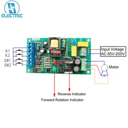 AC 110V 220V Motor Forward Reverse Controller 16A Motor Drive Module Limit Switch Lift Motor Thyristor Output