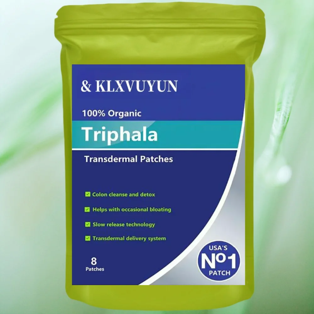 100% Organic Triphala-5000mcg ( Strength) Colon Cleanse And Detox - Transdermal Patches. Patches Made In Usa. 8 Weeks Supply