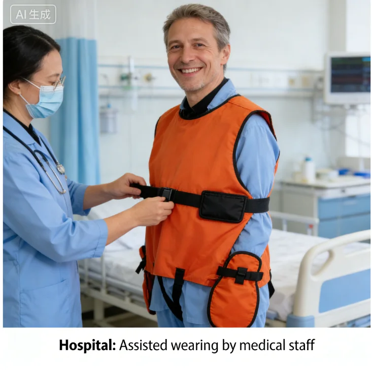 Arm Upper Limb Fixation Belt Anti-mania Anti-extubation Vest Anti-beating Restraint Vest Patient Elderly