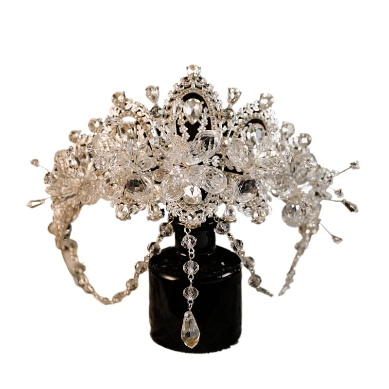 bridal-crown-headgear-crystal-crown-headgear-princess-atmospheric-forehead-chain-eyebrow-pendant-crown