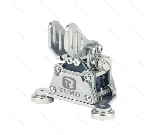 Mechanical version second-generation portable double paddle automatic key CW Morse code metal key