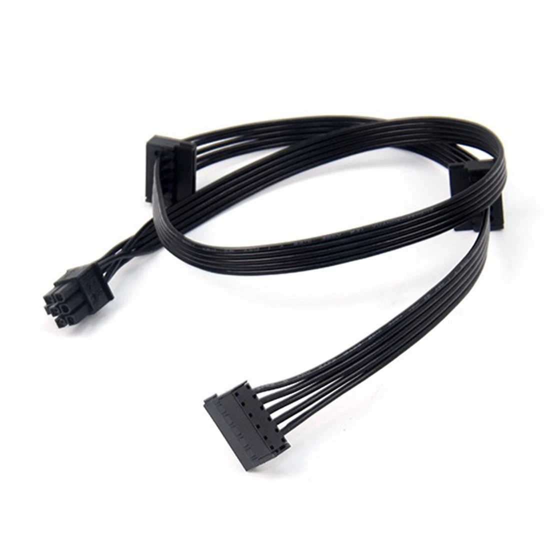 A57G-1Pcs GPU PCI Express 6Pin Male 1 to 3 SATA SSD Power Supply Cable for CORSAIR CX850M CX750M CX600M CX500M CX430M Modular