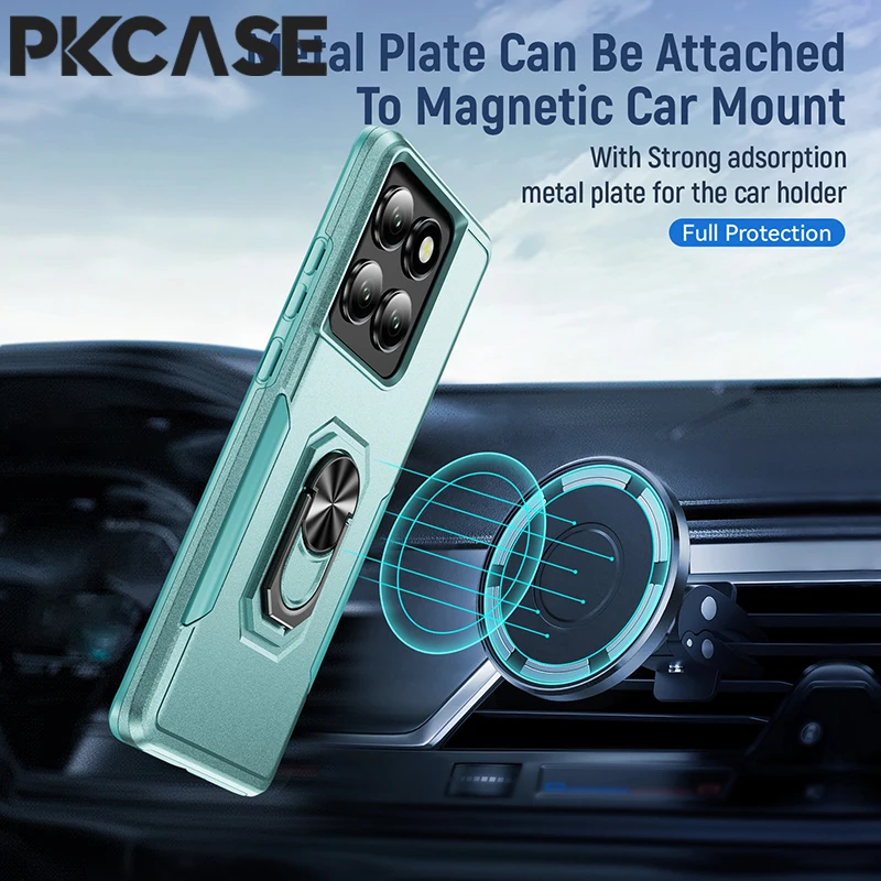 PKCASE Shockproof Ring Bracket - огляд і ціна Phone Cases Motorola Edge 2025
