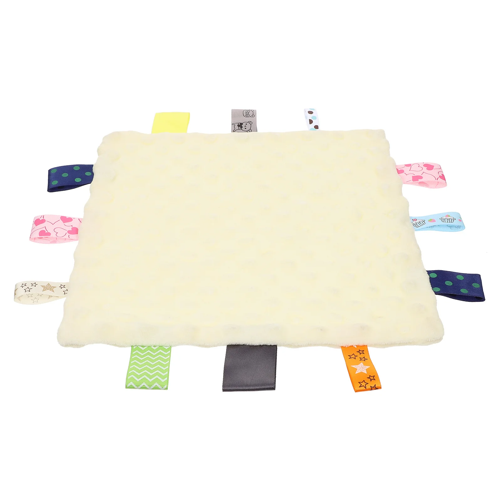بطانية مهدئة بتصميم علامة كرتونية، لهاية للمواليد الجدد للنوم، منشفة لعاب الأطفال لتخفيف القلق، منشفة للرضع