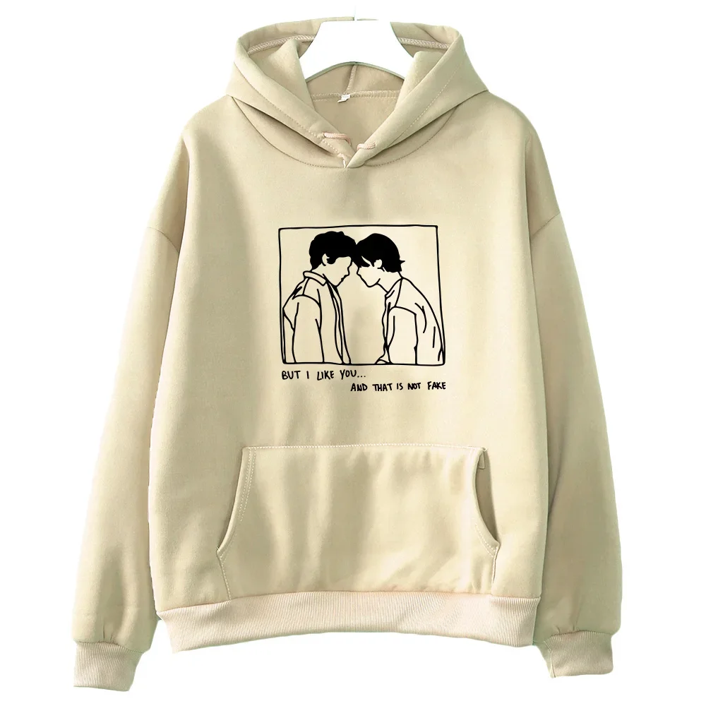 Sudadera con capucha con estampado de cómic de Young Royals para mujer, sudadera informal de moda, jerséis de lana, sudaderas estéticas de marca,