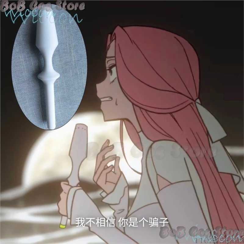 Microphone Model Anime Alien Stage Mizi Sua Luka Cosplay Prop Female Male Roleplay Party 26CM Ruler of my heart Perform Prop Set