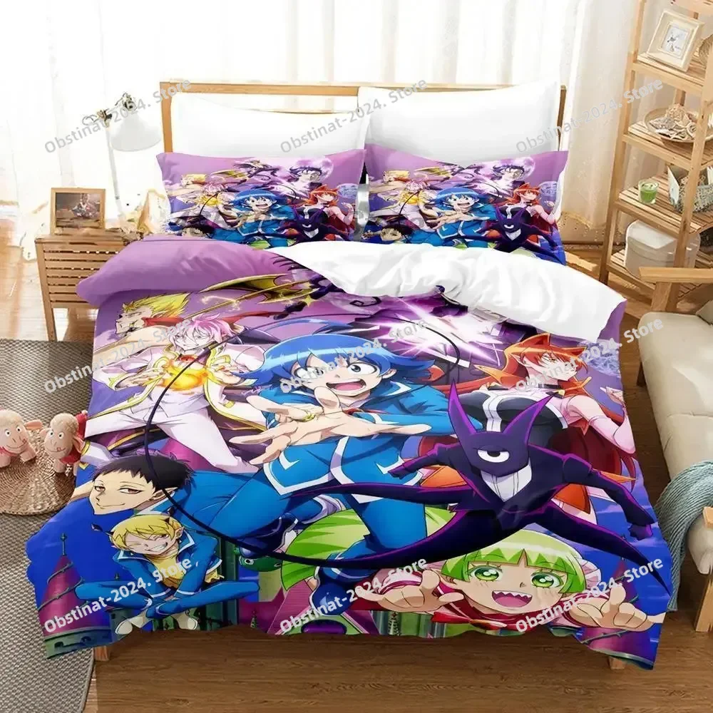 

Anime Welcome to Demon School! Iruma-kun Bedding Set Single Twin Full Queen King Size Bed Set Adult Kid Bedroom Duvetcover Sets