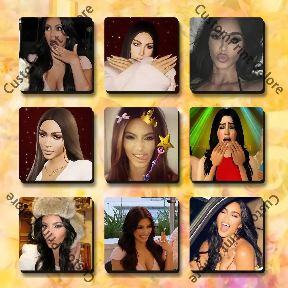 

K-Kim K-KardashianS Soft Magnetic Refrigerator Magnets Personality Decorations Creative Gifts