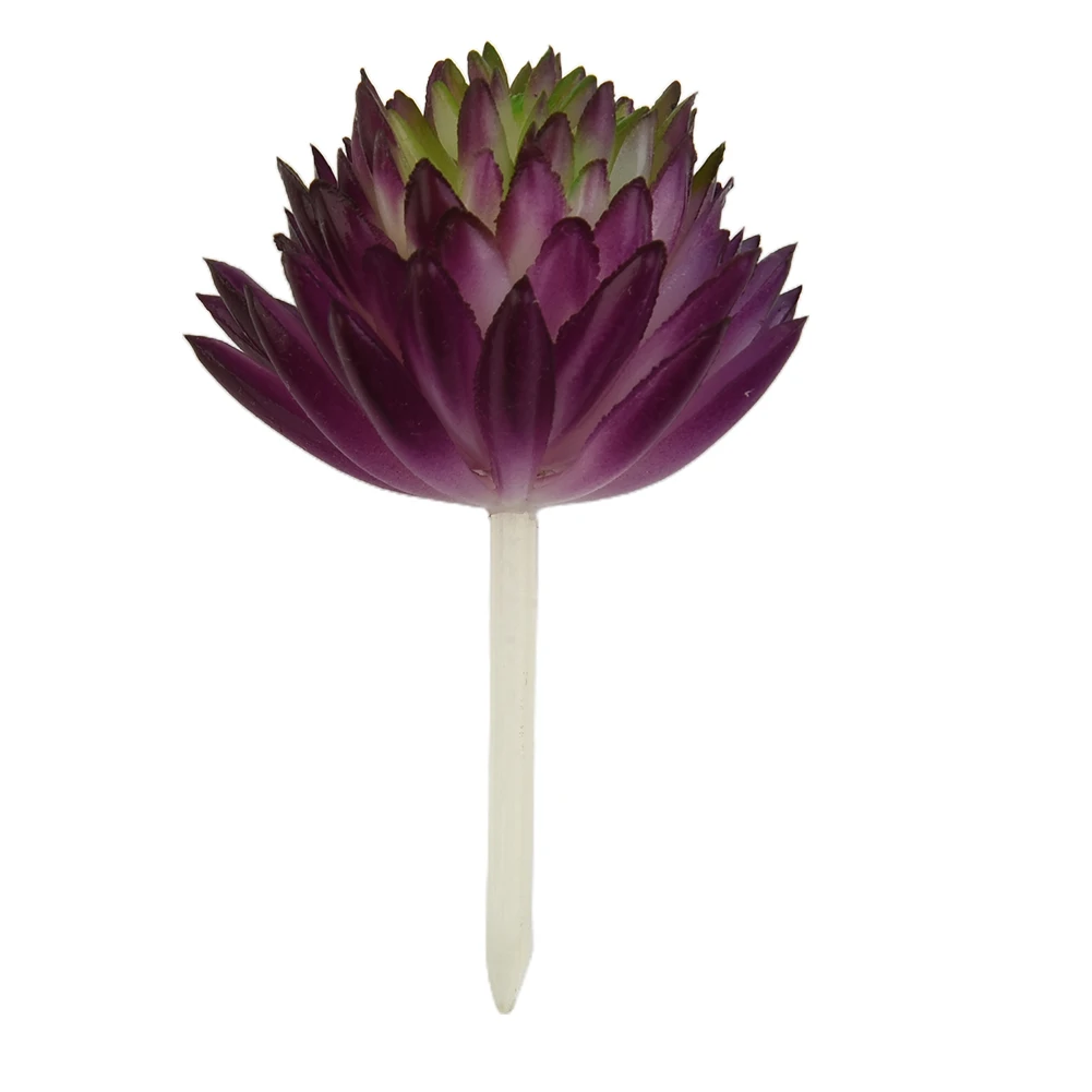 12g Artificial Plant Landscape Plant Fake Garden Green Home Lotus Office Ornaments Plastic Succulent Decorative