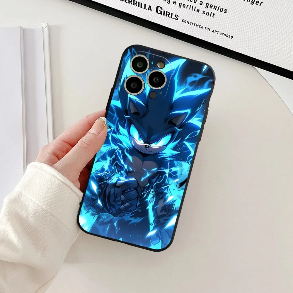 Sonics the H-HedgehogES Phone Case for iphone 13 15ProMax 11 14 12 Pro Xs Max Mini Xr X 7 8 6 6s Plus Shell Coque