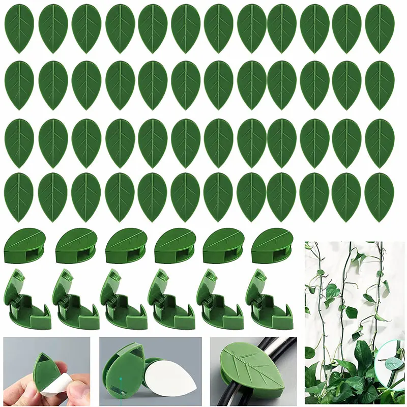 

10-30Pcs Invisible Plant Climbing Wall Fixture Clips Self-Adhesive Plant Vine Fixer Clip Garden Wall Traction Holder Home Decor