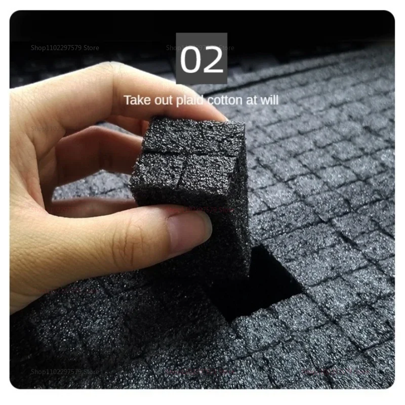 صندوق أدوات ألومنيوم محمول مع بطانة إسفنجية مقاومة للصدمات حقيبة للتخزين المحمولة 30x17x8 سنتيمتر لأدوات ورشة عمل المرآب المنزلي #2