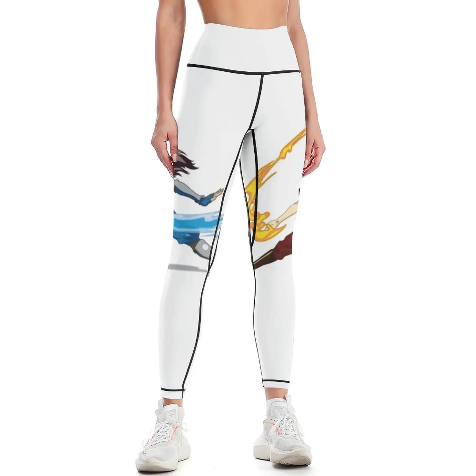 

Zutara Zuko and Katara Leggings Fitness clothing active wear Women's tights gym sportswear woman Womens Leggings
