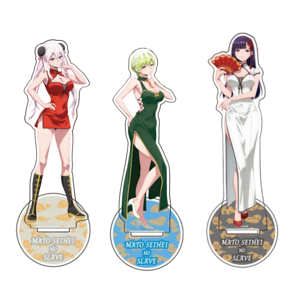 15cm Ren Yamashiro Kyoka Uzen Tenka Izumo Mera Urakami Acrylic figure Stand Anime Chained Soldier peripheral Key chains