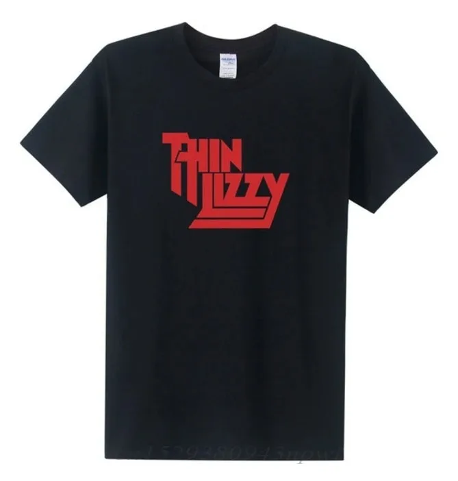 2024 Heavy Metal Rock Band Thin Lizzy T Shirt Men Tops Music Singer T-shirt Short Sleeve Cotton O-neck Tee Top Clothes