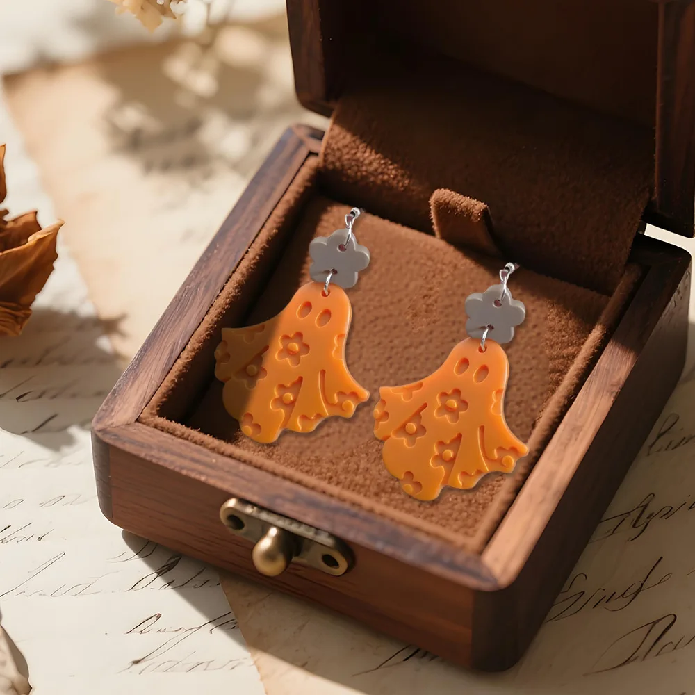 Gothic Earring Silicone Mold DIY Resin Bat Spider Skull Pendant, Alternative Jewelry Making, Halloween Charm Goth Craft view 3