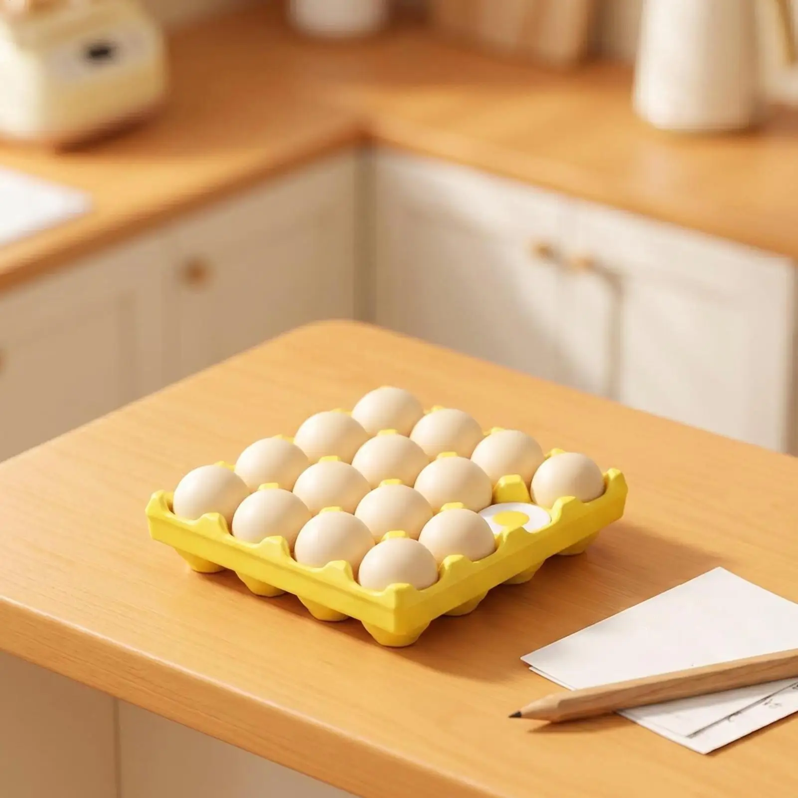 Egg Carton Magnet Refrigerator Decoration Food Shaped Fridge Magnets for Women Men Homeowners Renters Collectors Home Apartment