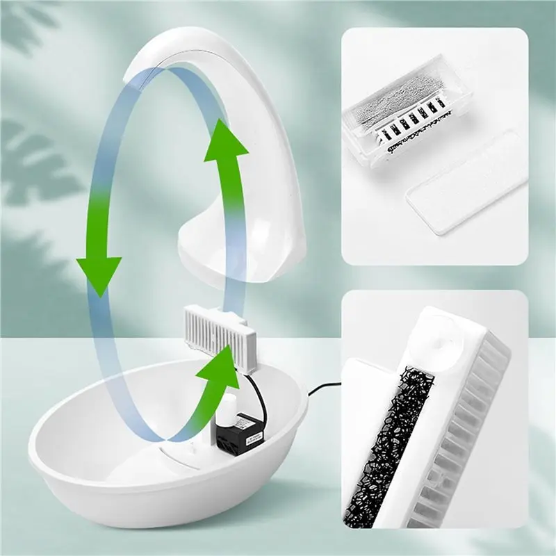 Hot Sale-18X T-Shaped Filters Replacement Pet Water Fountain Filter Refill For Pioneer Mini Vortex A