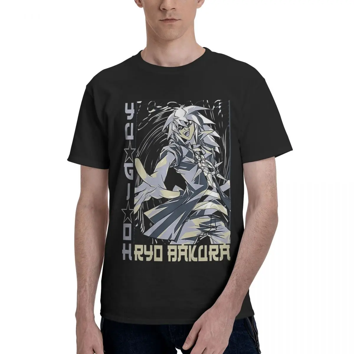 Yu Gi Oh - Ryo Bakura 100% Cotton Casual Breathable Confortable Top Men's T-Shirts Men's Wear