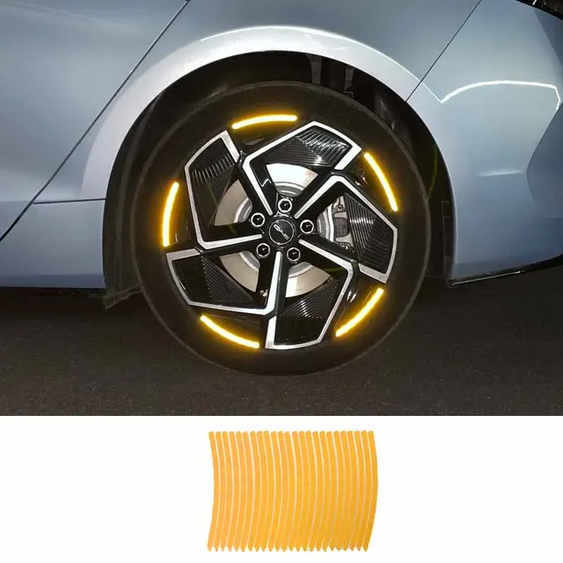 

For BYD Seal EV 2022-2023 19 inch original wheel rim modification decorative sticker for wheel hub reflective stickers