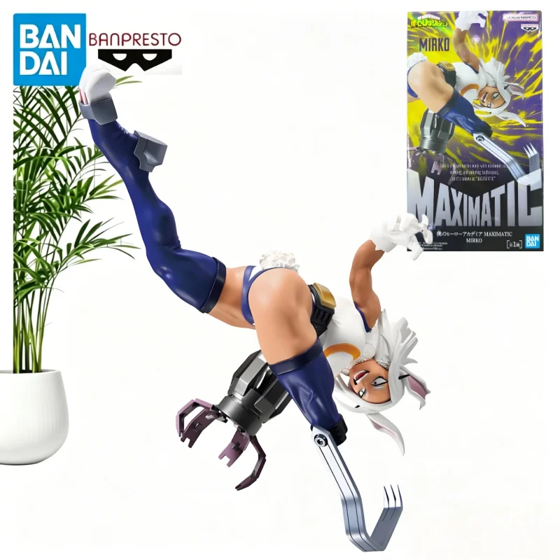 Bandai Banpresto MAXIMATIC My Hero Academia Mirko Figura de Anime Modelo de PVC Colección Juguete Regalo para Fans AS