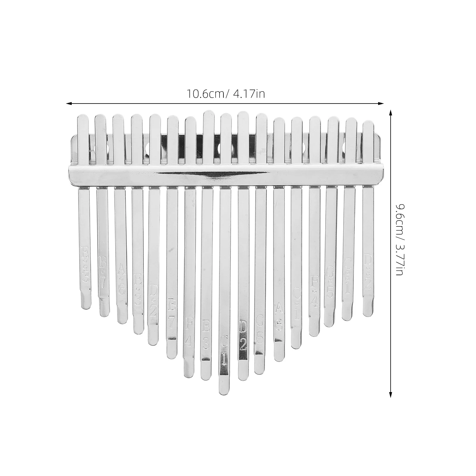 1 مجموعة كاليمبا الإبهام مفاتيح البيانو المنغنيز الصلب 17 مختوم مقياس DIY استبدال إصلاح أجزاء اكسسوارات ل قيثارة الاصبع