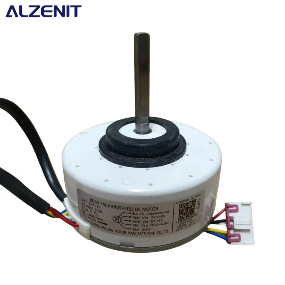 Neue Für Midea Klimaanlage ZKFP-20-8-113 DC140V 20W 1600r/min Innen Einheit DC Fan Motor Klimaanlage Teile