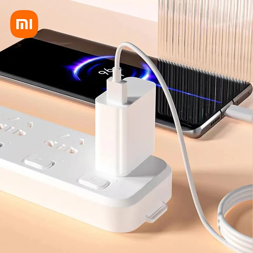 Original Xiaomi Smart Fast Charger 67W Mi Dual Port Output Charger 1C and 1A Port USB-A/USB-C High-Power 10 Protection Safe