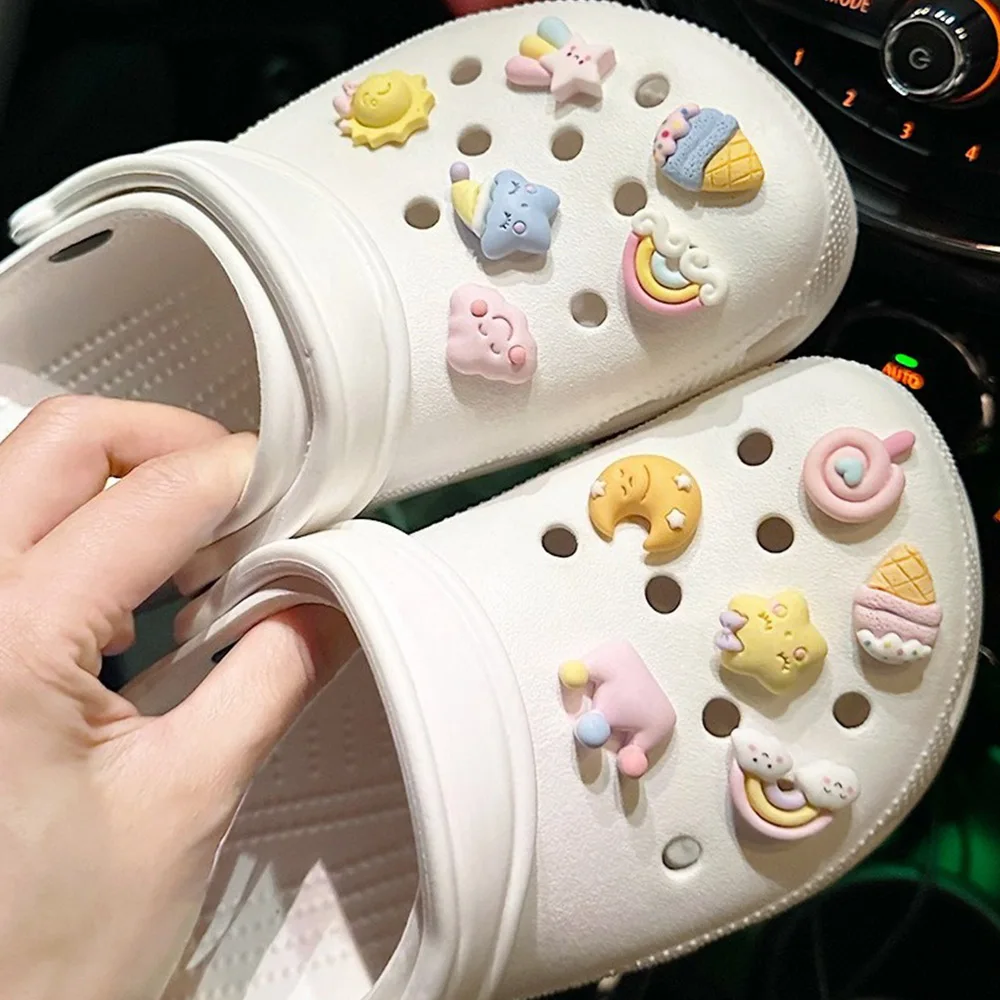 12PCS Summer Fashion Shoe Charms Set Accessories for Clogs S