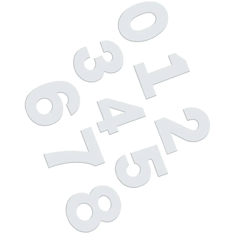 

9Pcs Digital Cake Molds Set 0-8 Numbers Premium Pet Material Easy Clean Baking Mold for DIY Desserts and Crafts