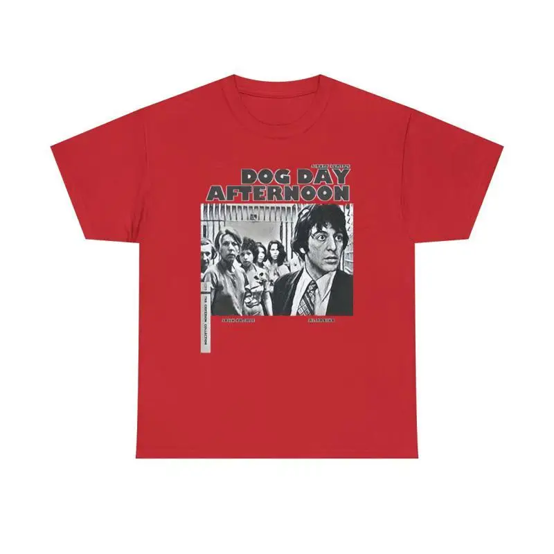 Dog Day Afternoon Print Al Pacino Black White Heavy Cotton T Shirt