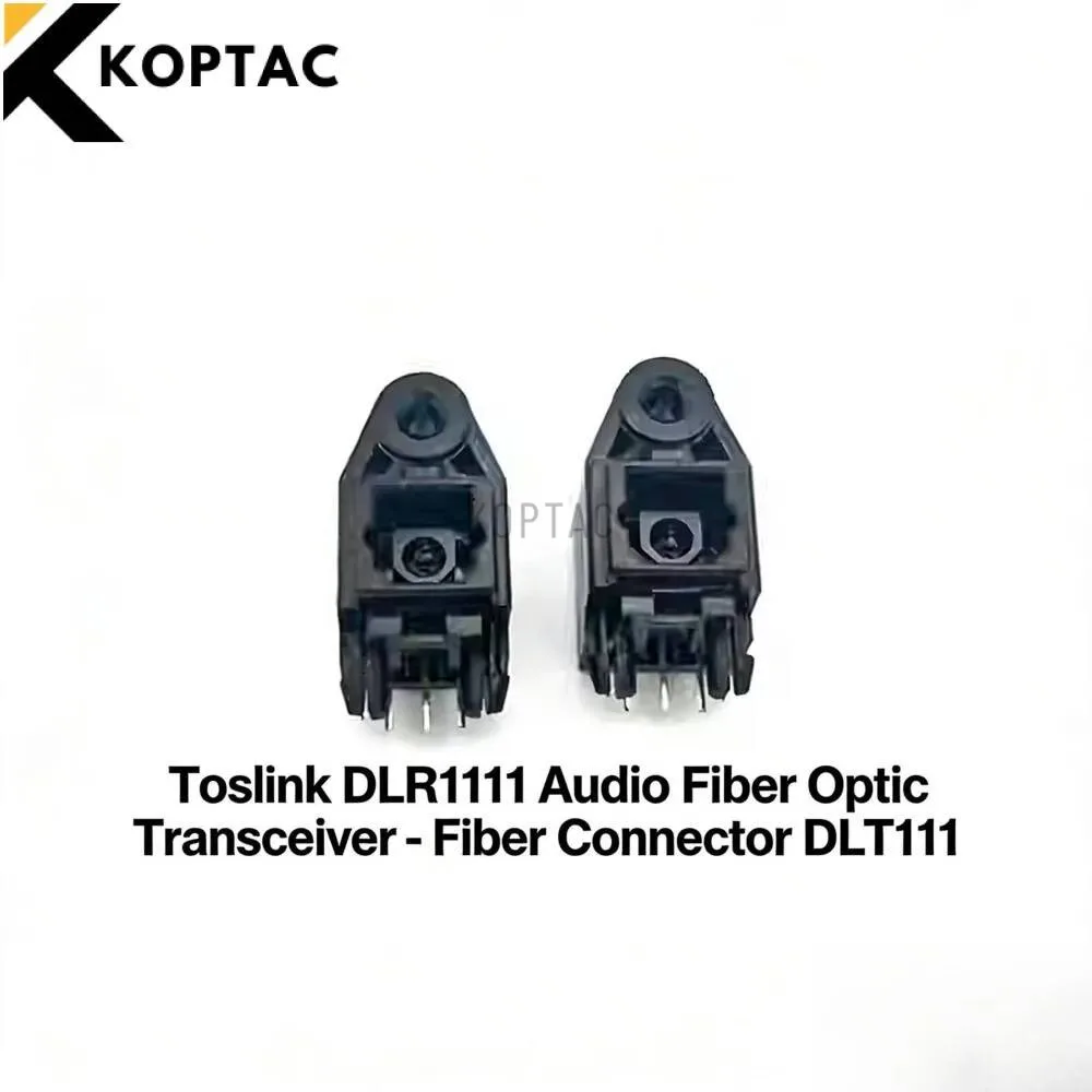 

Transmitting Receiving End Audio Optic Terminal Horizontal Optical Fiber Holders Connector Toslink DLR1111 Audio DLT111