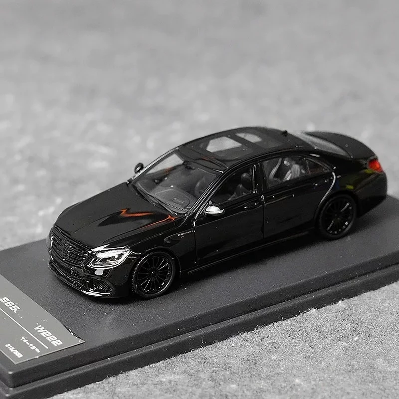 KM 1:64 S65 W222 gegoten verjaardagscadeaus Hobby Display Simulatiecollectie