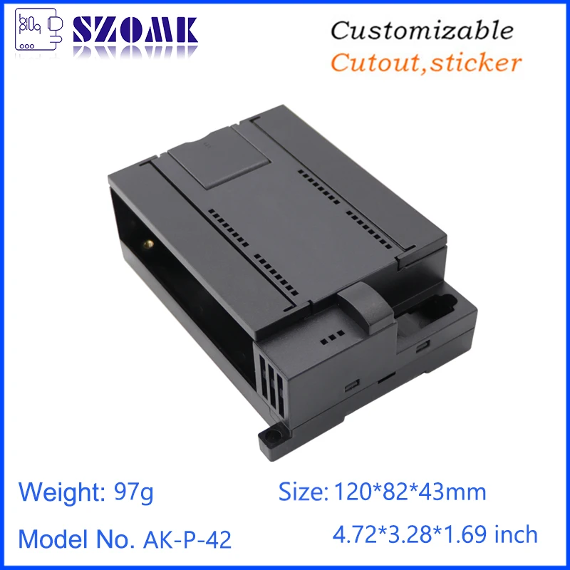 SZOMK Produkcja obudowy z tworzywa sztucznego AK-P-42 120*82*43MM system sterowania plc do wtryskarki z tworzyw sztucznych obudowa z tworzywa sztucznego abs