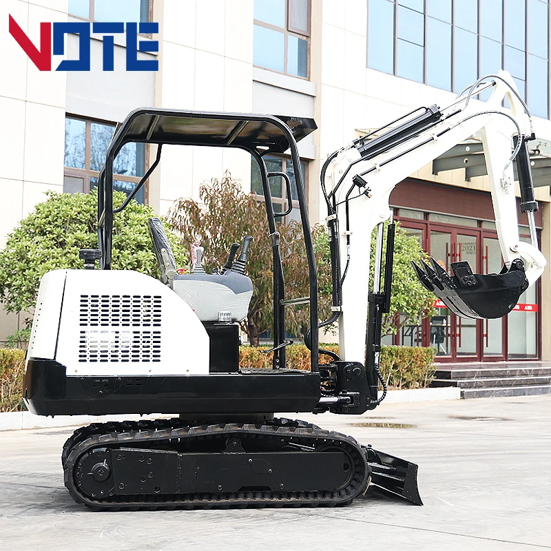 2 Ton Mini Digger For Construction Earth-moving Machinery Micro Bagger Wholesale Small Crawler Excavator Bagger