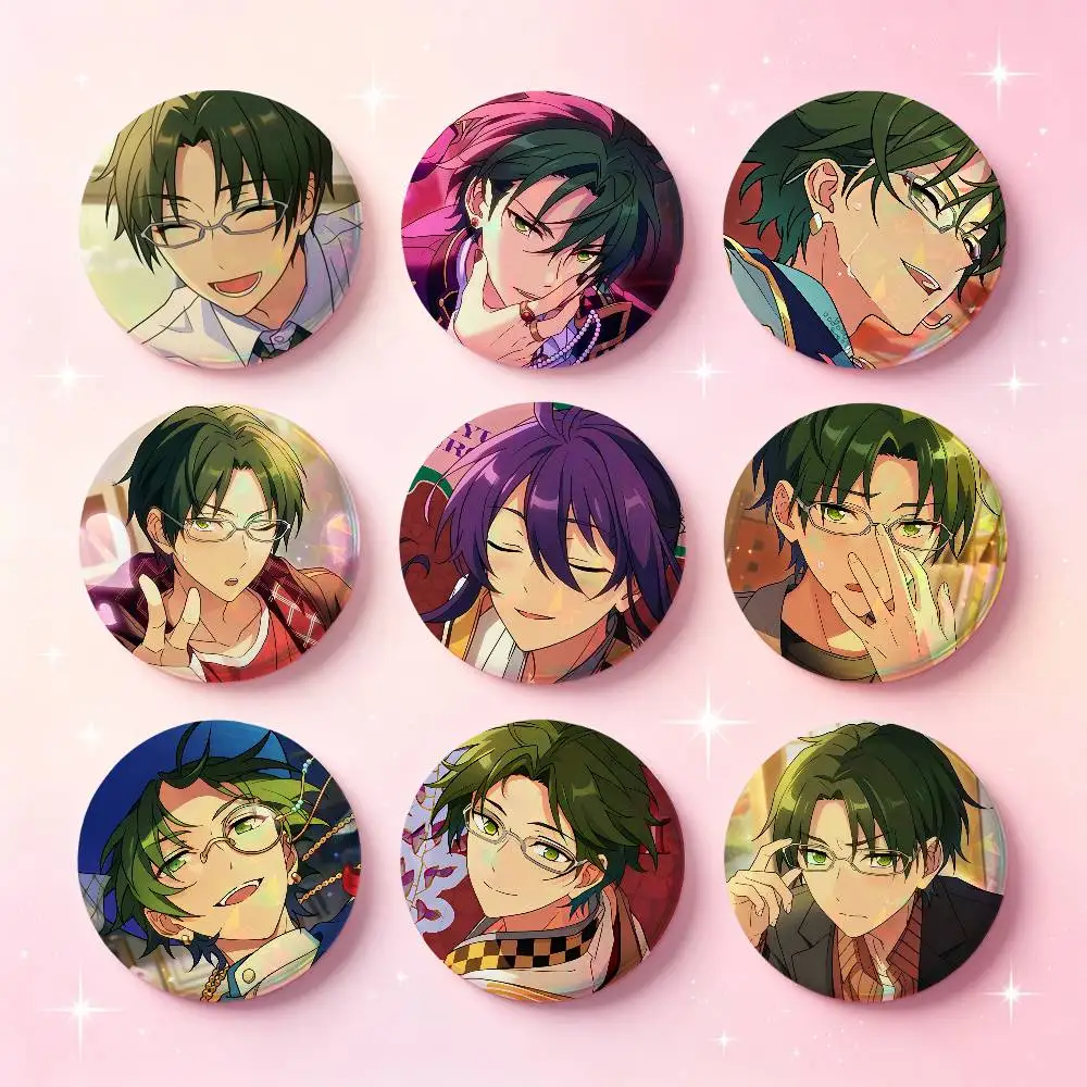 Keito Hasumi - Pin Redondo Creativo de Anime, Broche, Insignia, Decoración para Bolsos, Accesorios para Fans, Coleccionistas y Regalos para Amigos