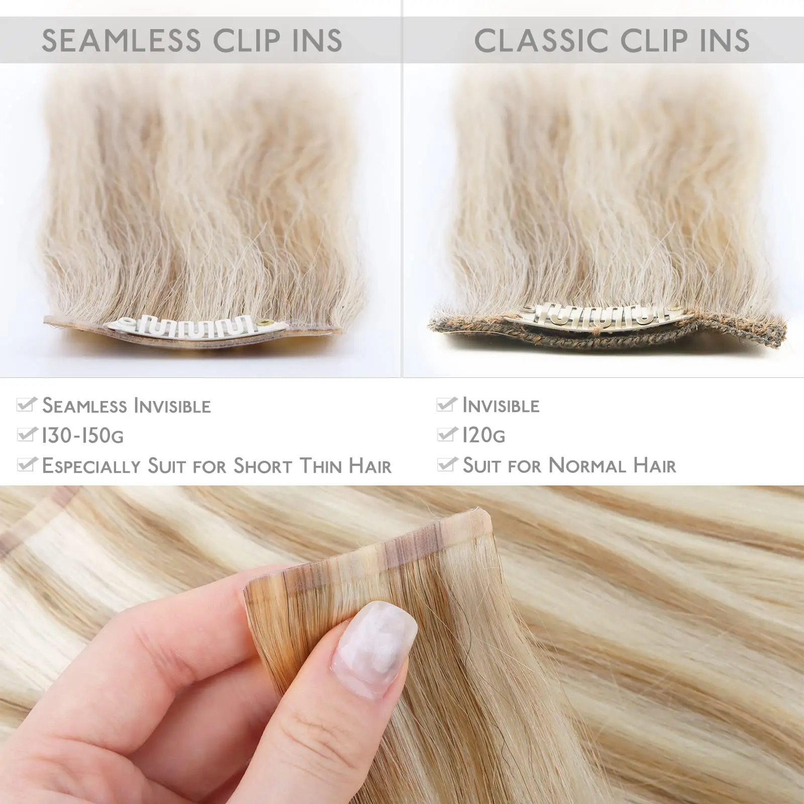 Thumbnail 4 - #95 Best Clip-In Human Hair Extensions to Buy In 2026