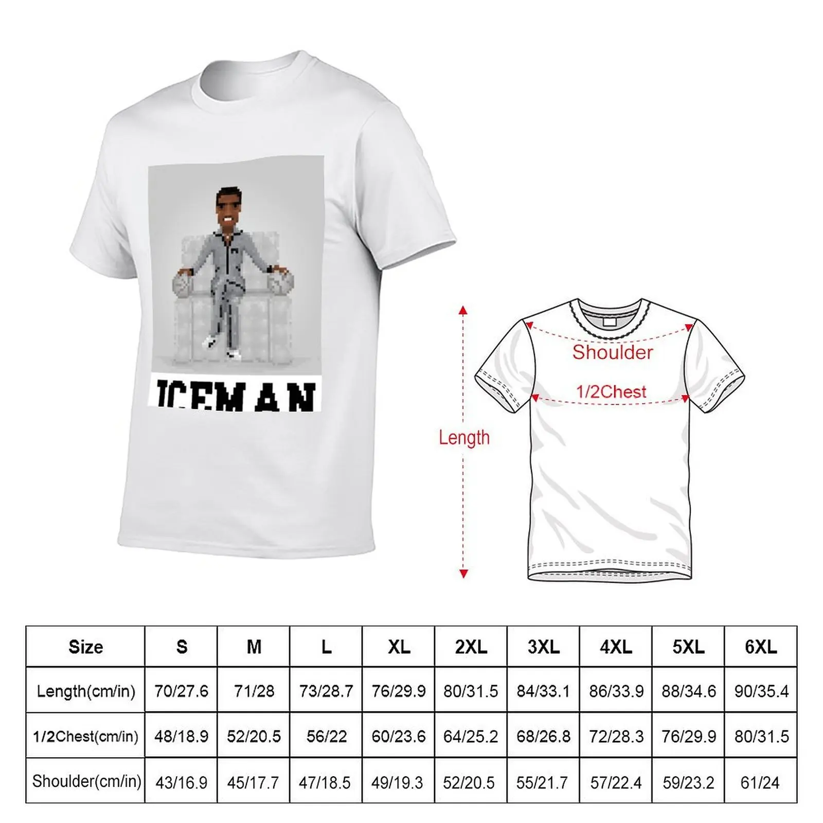 Iceman T-Shirt man t shirt cotton t shirt for man T-Shirt