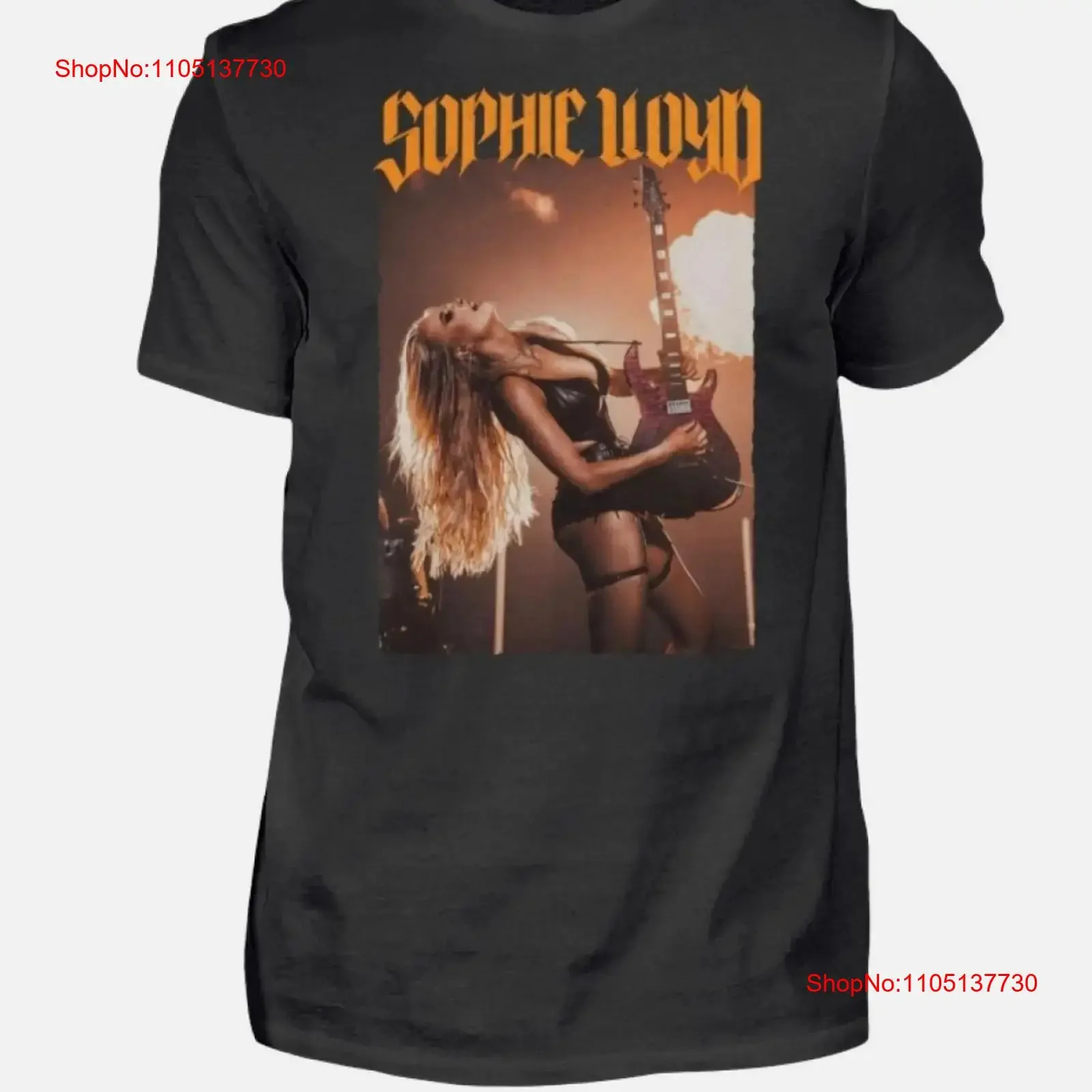 Sophie Lloyd Live In Tour Concert Cotton Black T Shirt For Men Full Size vintage Washed fashion Stretched graphic Comfortable