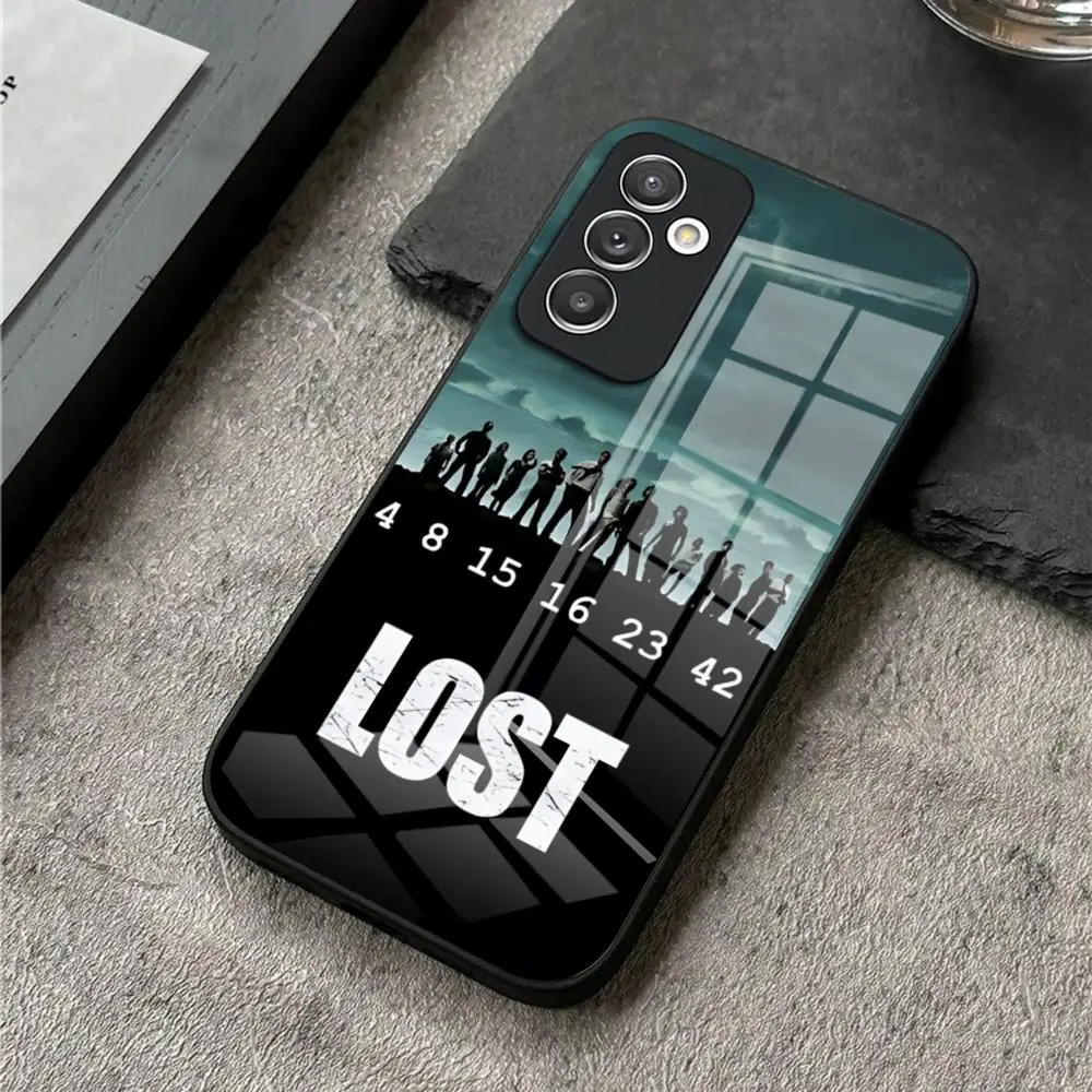Новый чехол для телефона с мотивом потерянного ТВ Dharma для Samsung S24 Ultra S23 S22 S20 Fe S21 Plus Galaxy A54 A34 A24 A53 Note 20, стеклянный чехол