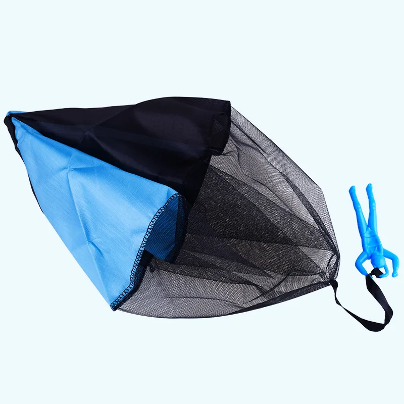 1pcs Hand Throwing Parachute Kids Outdoor Funny Toys Game Play Toys for Children Fly Parachute Sport with Mini Soldier Toys