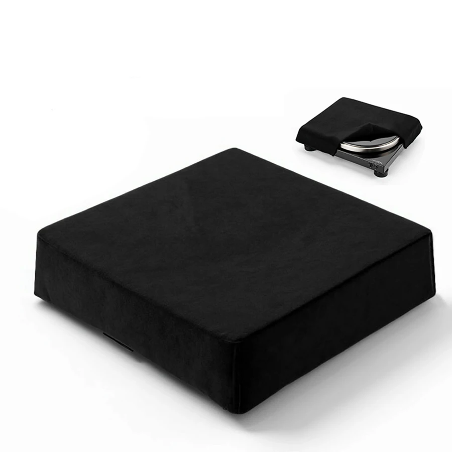 Funda protectora plegable elástica antidespolvo para tocadiscos vinilo - imagen 3