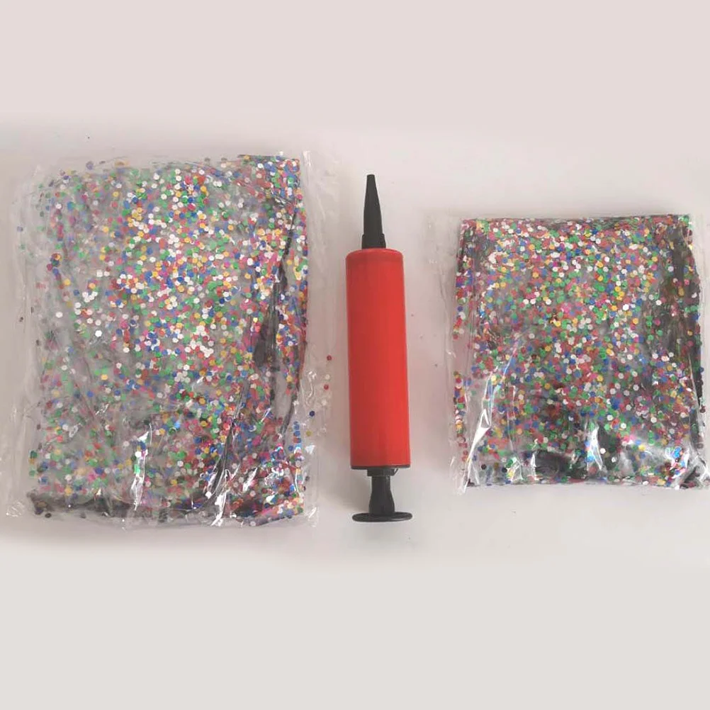 Okrągła Przezroczysta Piłka Brokatowa Do Użytku Na Zewnątrz i Wewnątrz, Złoto-Różowa, Złota, Z Cekinami, Piłka Plażowa, Pompka, Do Łapania, Do Rzucania, Budująca Duma, Interaktywna